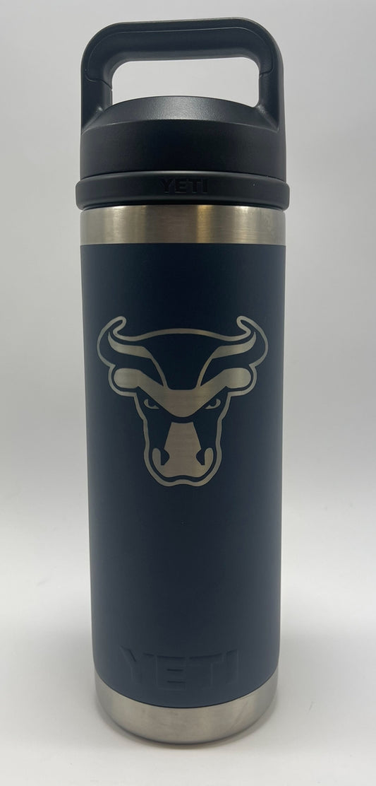 Bulls 18oz YETI with chug lid