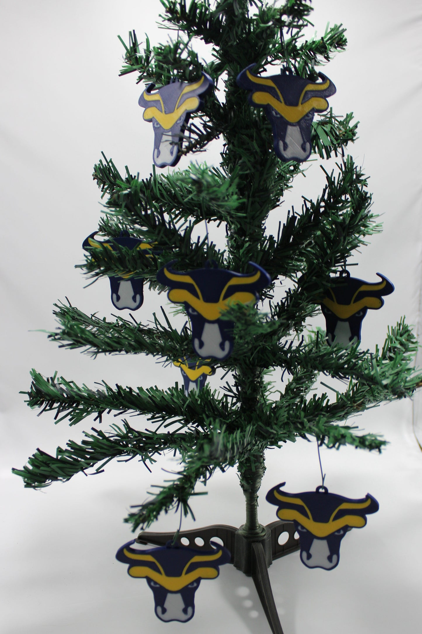 Burlington Bulls Christmas Ornament