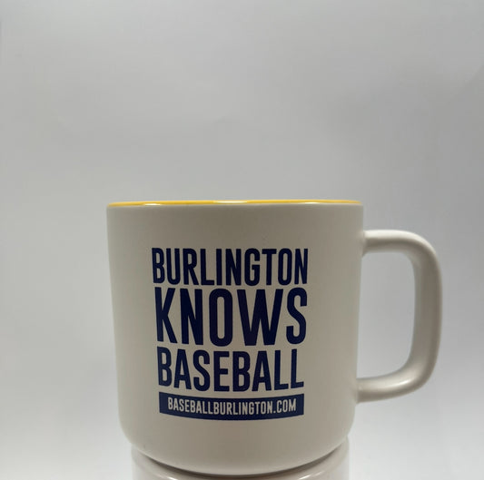 Burlington Knows Baseball Mug