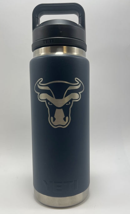 Bulls 26oz YETI with chug lid