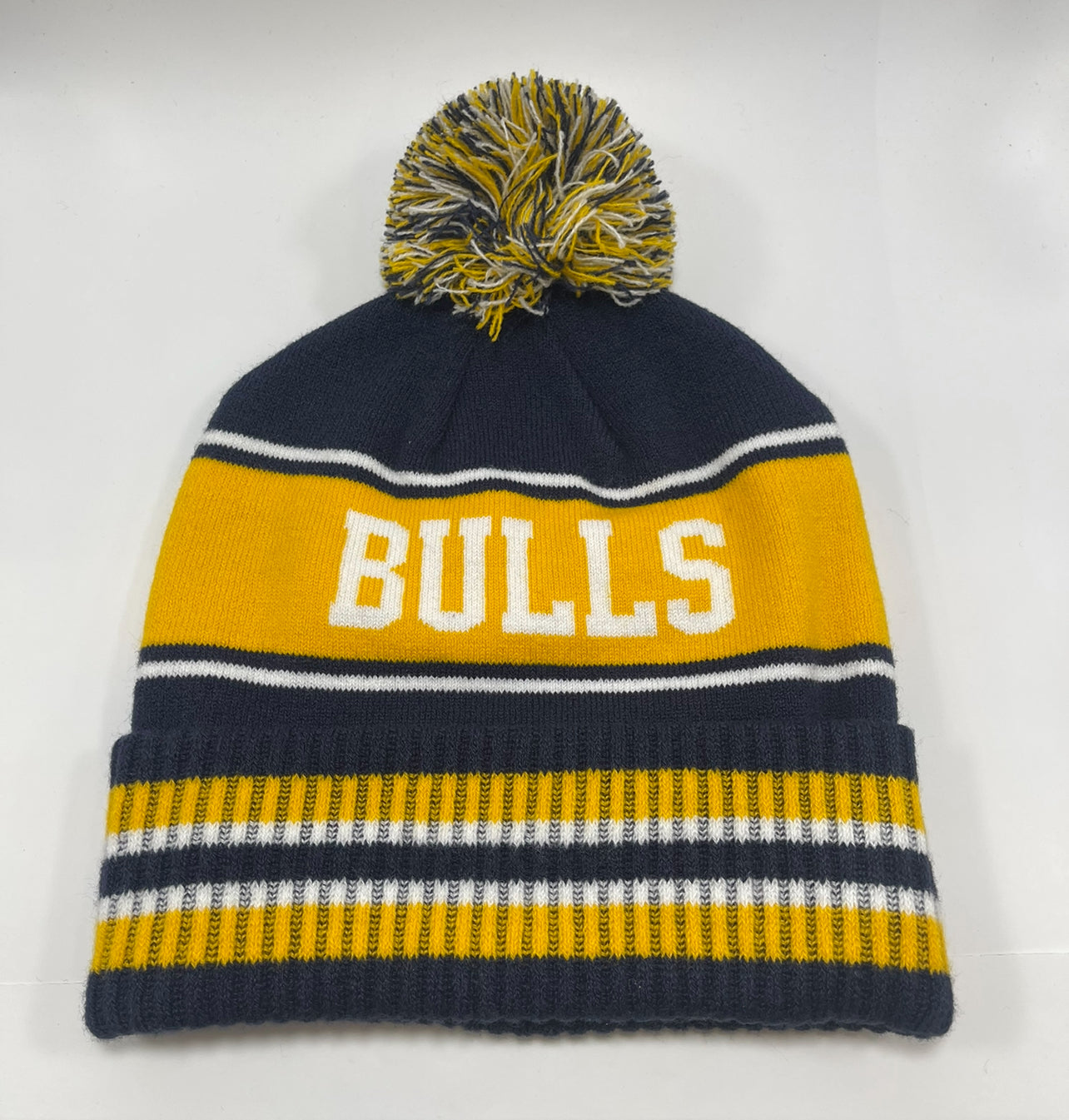 Bulls Navy & Yellow Toque