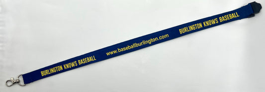 Burlington Baseball Lanyard