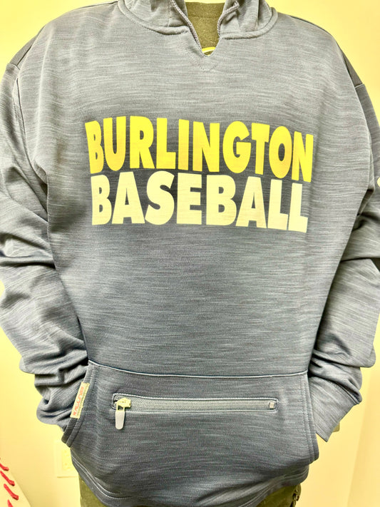 Burlington Baseball Rawlings Hoodie