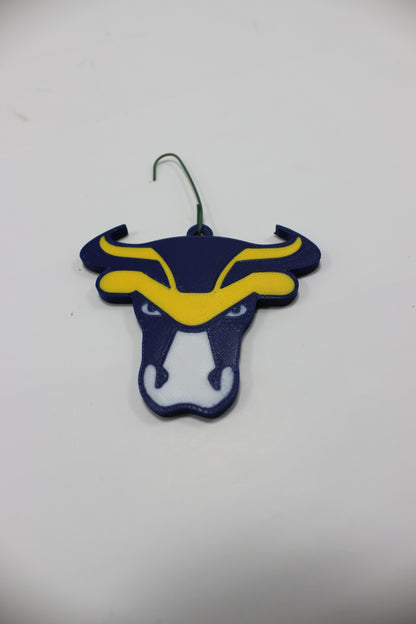 Burlington Bulls Christmas Ornament