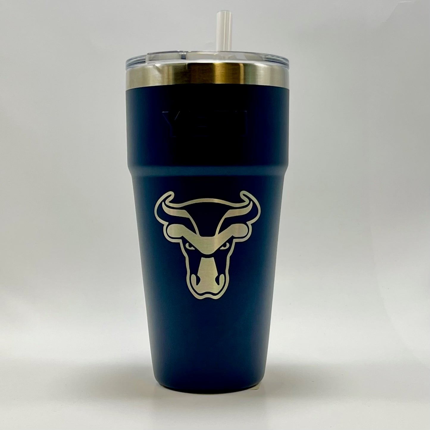 Bulls 26oz YETI Rambler With Straw